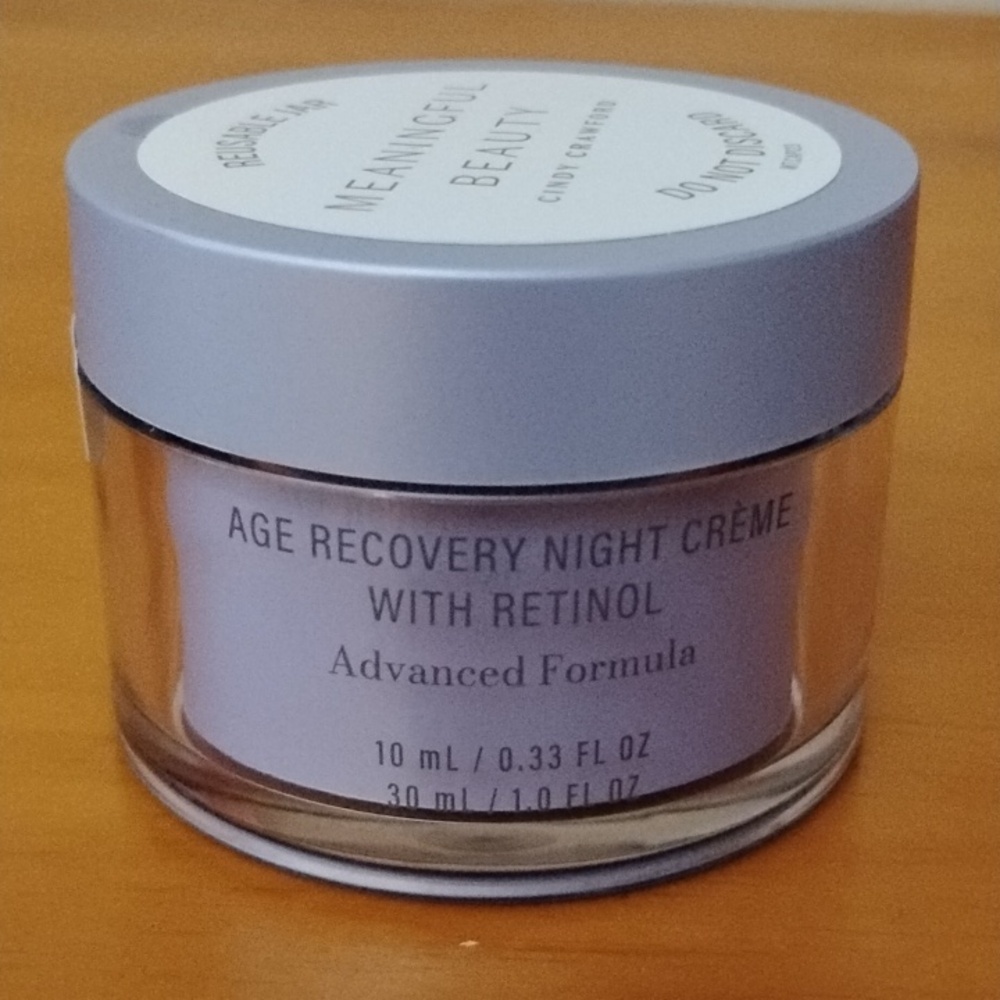 Meaningful Beauty Age Recovery Night Creme With Retinol 10ml/.33 fl oz New - Picture 2 of 4